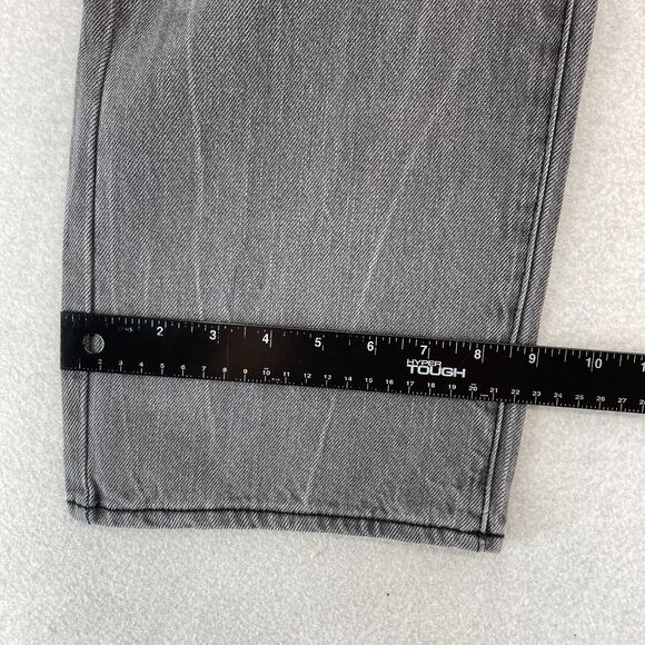 Arizona 90s Straight Fit Jeans Mens 38x32 Relaxed Fit Gray Denim Mid Rise Casual - Picture 11 of 13